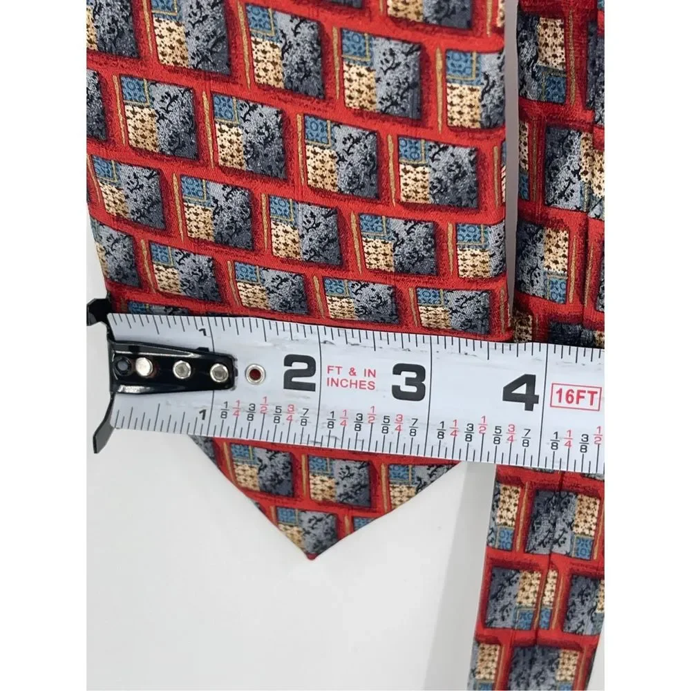 Vintage‎ Ermenegildo Zegna Tie Silk Red